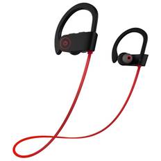 Bluetooth hovedtelefoner, trådløse ørepropper IPX7 vandtætte sportshøretelefoner m/mikrofon HD Stereo svedtætte in-ear ørepropper Gym løb træning$Bluetooth