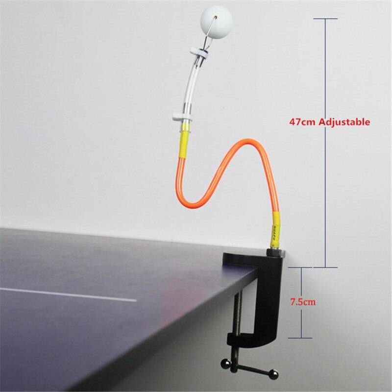 Huieson uppgraderad 7.5cm klämma storlek justerbar bordtennis träningsrobot pingis stryktränare bordtennis tillbehör - 75mm klämmor storlek