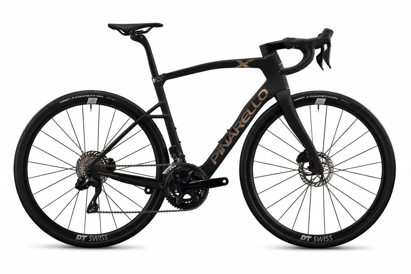 Pinarello X1 2027 - Shimano 105 Di2 2x12sp - DT Swiss A 1800 Spline - 064 / 460 / Element Black (460)