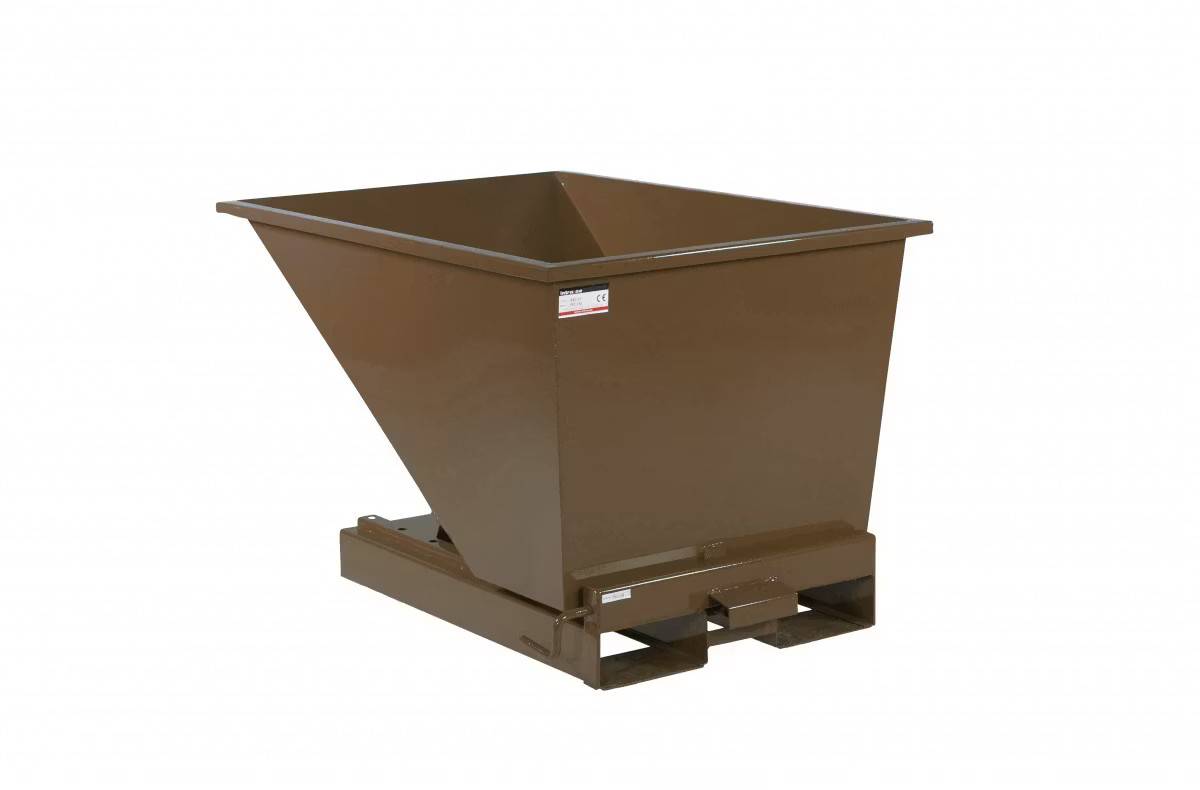 Tippcontainer  1100 Liter, Brun