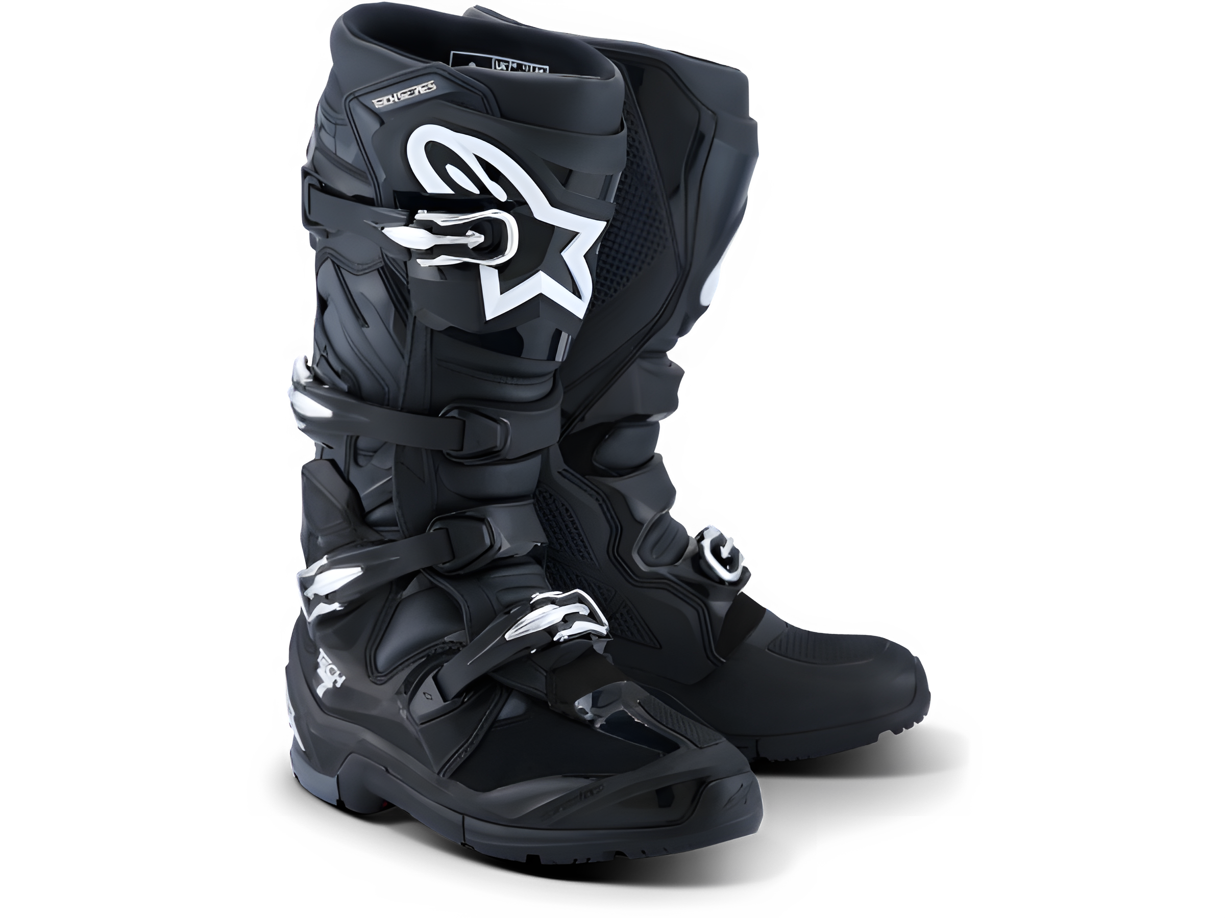 Alpinestars Voksen Tech 7 Enduro Støvle - 45.5 / Sort/Antracit/Hvid