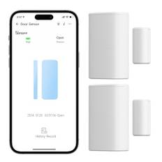 SONOFF SNZB-04P Zigbee tür und fenstersensor, intelligenter tür- fensterkontakt Alarmanlage,Erfordert Zigbee Hub,Smart Home türsensor kompatibel mit Alexa und Google Assistant (2er-Pack)