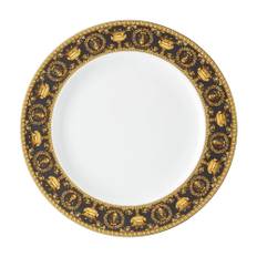Versace, Home, unisex, Gul, ONE SIZE, Barok Sort Middagstallerken