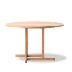 BM80 Shaker spisebord, rundt af Børge Mogensen Eg / lys olie - Jacobsen Plus