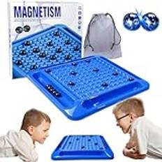 Magnetiskt schackspel bärbart schackbräde för familjesammankomster magnetiskt stenbrädspel kampschack partytillbehör bord magnetspel resor schack magnetiskt för barn och vuxna