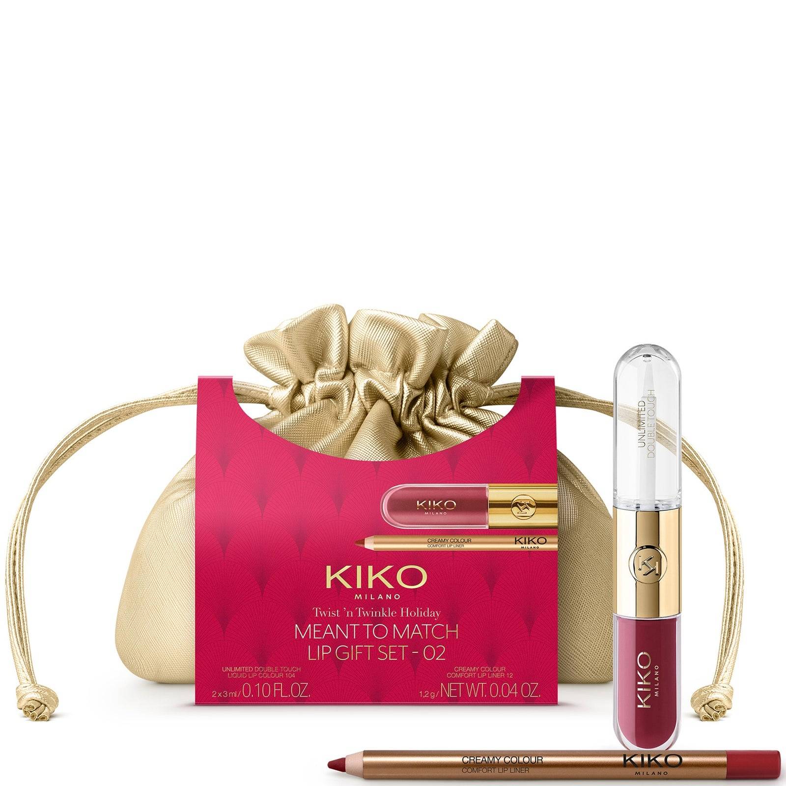 KIKO Milano Meant To Match Lip Gift Set 7.2ml (Various Shades) - 02 Silent Flame