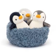 Jellycat - Hibernating - Pingviner i rede 12 cm