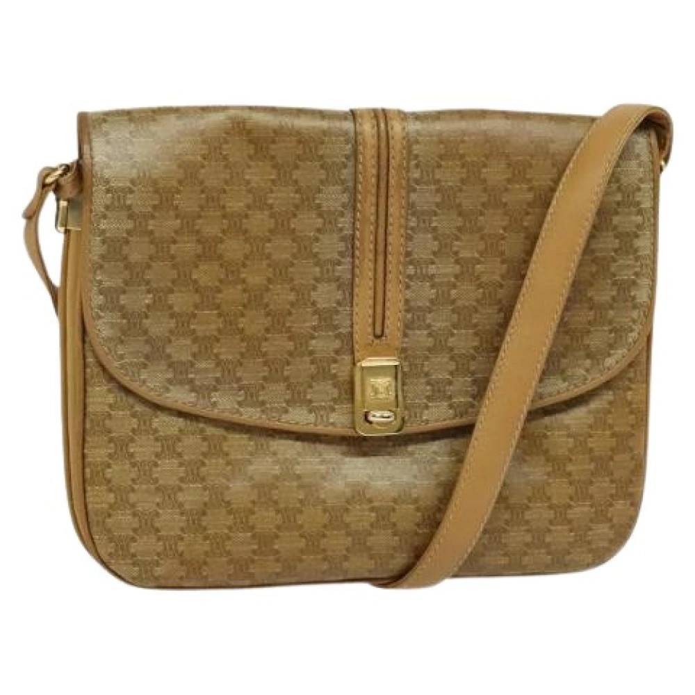 Celine Vintage - Pre-owned Vintage Macadam Shoulder Bag Vintage - Dam - ONE Size - Läder