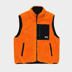 Stussy Sherpa Reversible Vest Tangerine (118528-2095)