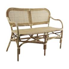 CASA Living Bænk - H 84 x B 122 x L 67 cm - Rattan