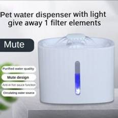 Stum katt fontän katt vattenautomat 3l automatiska husdjur vattenmatningsflaska hund vattenautomater kattvatten fontänmatare katter - Stil a-ljus