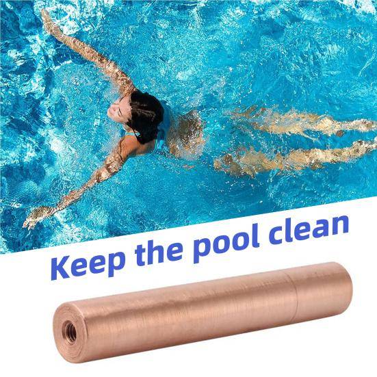 Solcellsdriven pooljonisator Pool Kopparjon-generator Koppar Solcellsdriven Jonisator beige