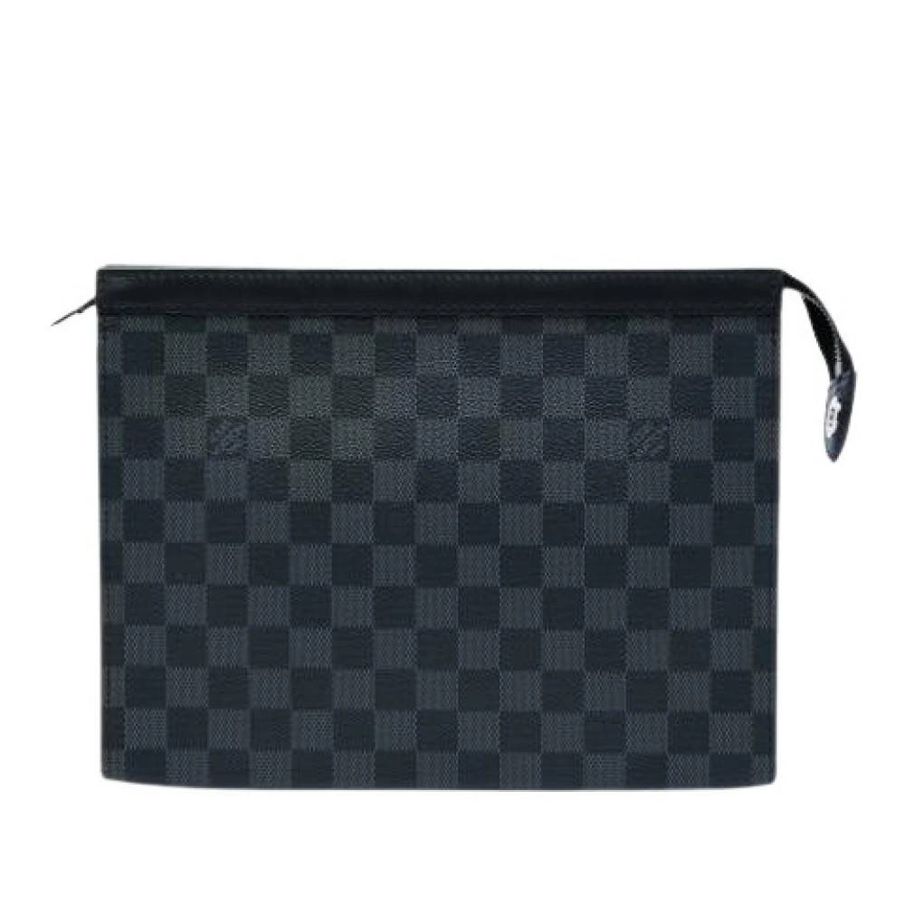 Louis Vuitton Vintage Pre-owned Pochette Voyage MM - Vintage - Herre - Sort - ONE SIZE - Læder