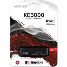 Kingston KC3000 512GB M.2 2280 PCI-E x4 Gen4 NVMe SSD (SKC3000S/512G)