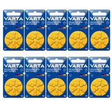 Batterien Varta, Zinc Air, Hearing Aid, 10, PR70, 1.4V, 10 Packungen a. 6 Stück