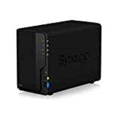 Synology DS218 NAS SeagateIronWolf 8To Svart