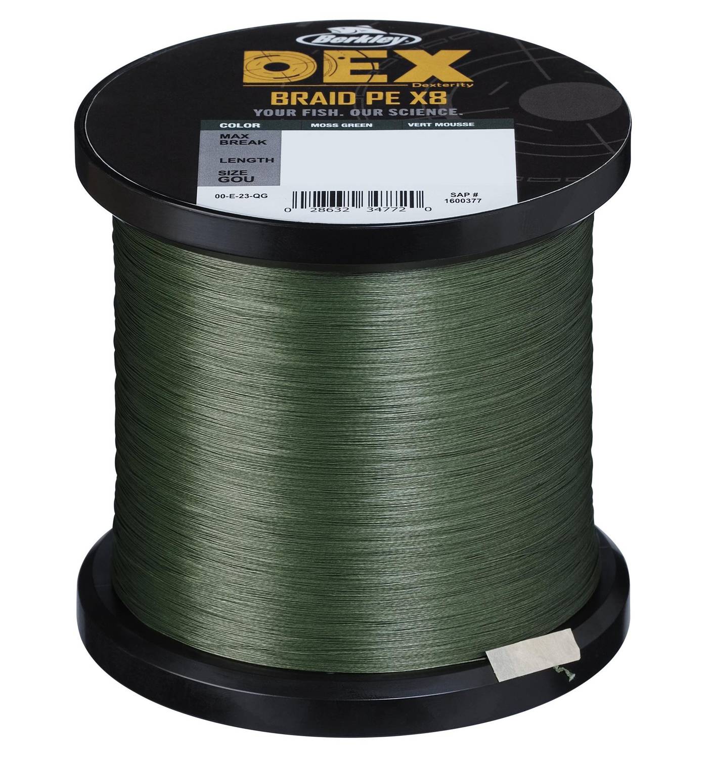 DEX Braid X8 Fletline – Moss Green / PR.METER.