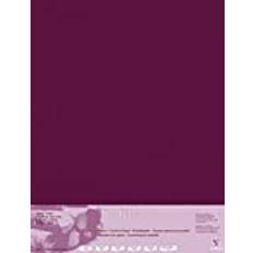 Clairefontaine 96163C förpackning (med 5 ritark pastellmatta, 70 x 100 cm, 360 g, perfekt för torrtekniker och pastell) vinröd
