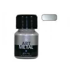 Schjerning Art Metal, Sølv, Vandbaseret maling, Væske, 30 ml, 1 stk