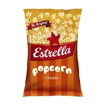 Popcorn Estrella Cheddar 15x90g