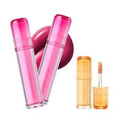 The Juicy Lasting Highly Korean lip glossy pull lip Grape Bomb 2ea 09 Wild Pear [rom&nd] Tint, pigmented, colorfast, cosmetics, lipstick, glossy,