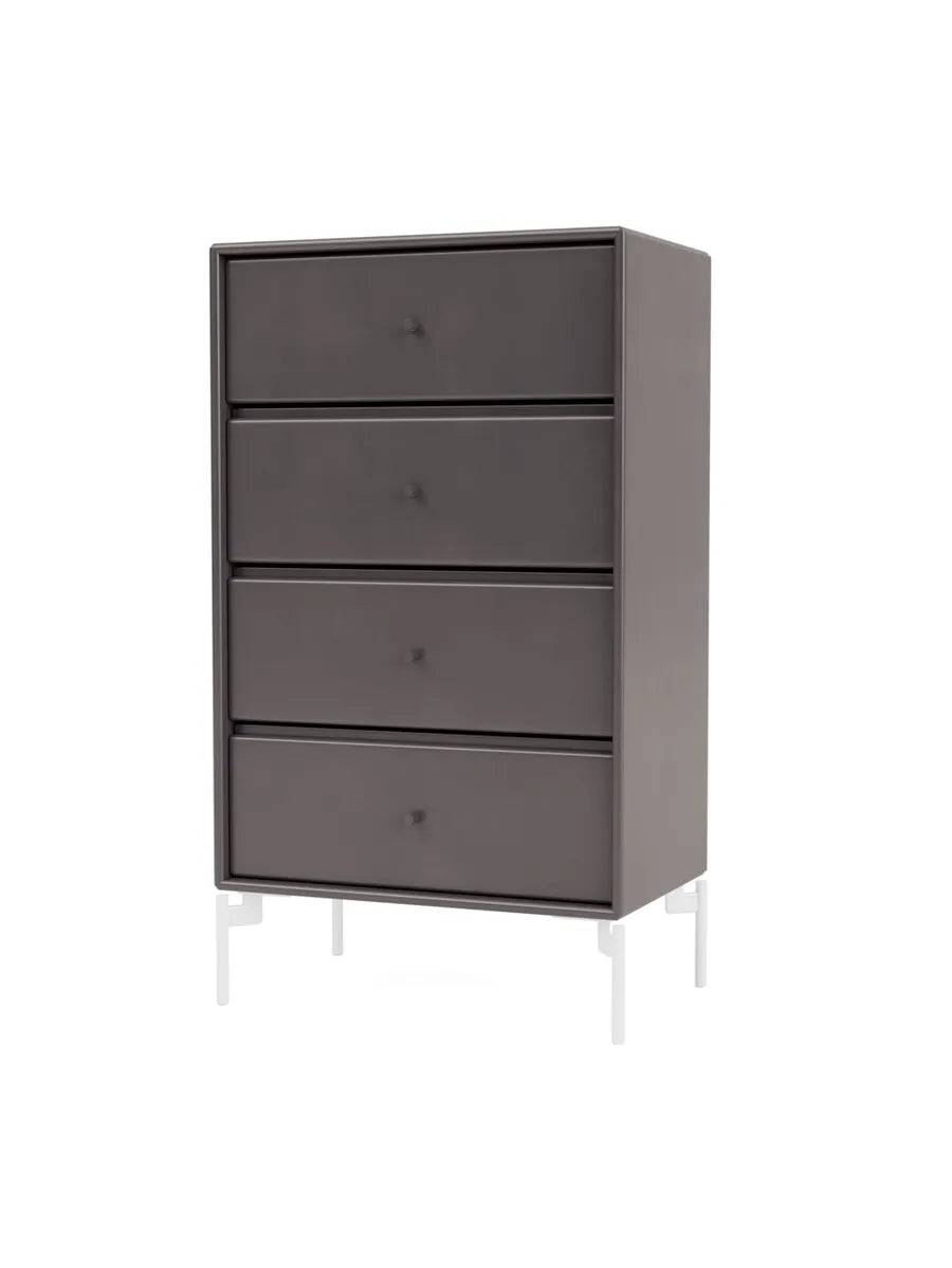 1143 skuffemodul inkl. ben fra Montana Coffee / Snow / 38 cm - Jacobsen Plus