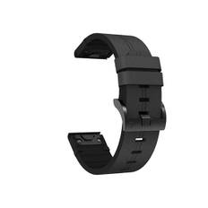 Garmin 26mm - L'Empiri™ Stocky Læder Rem - Sort