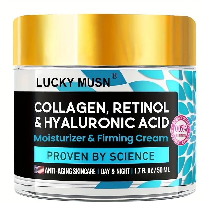 TEMU Collagen Retinol Moisturizing, Skincare, And Lifts, Evens Out Light Beige, Improves Elasticity, Leaving Skin Looking And More . Contains Hyaluronic, 50ml, Suitable For Skin Types.