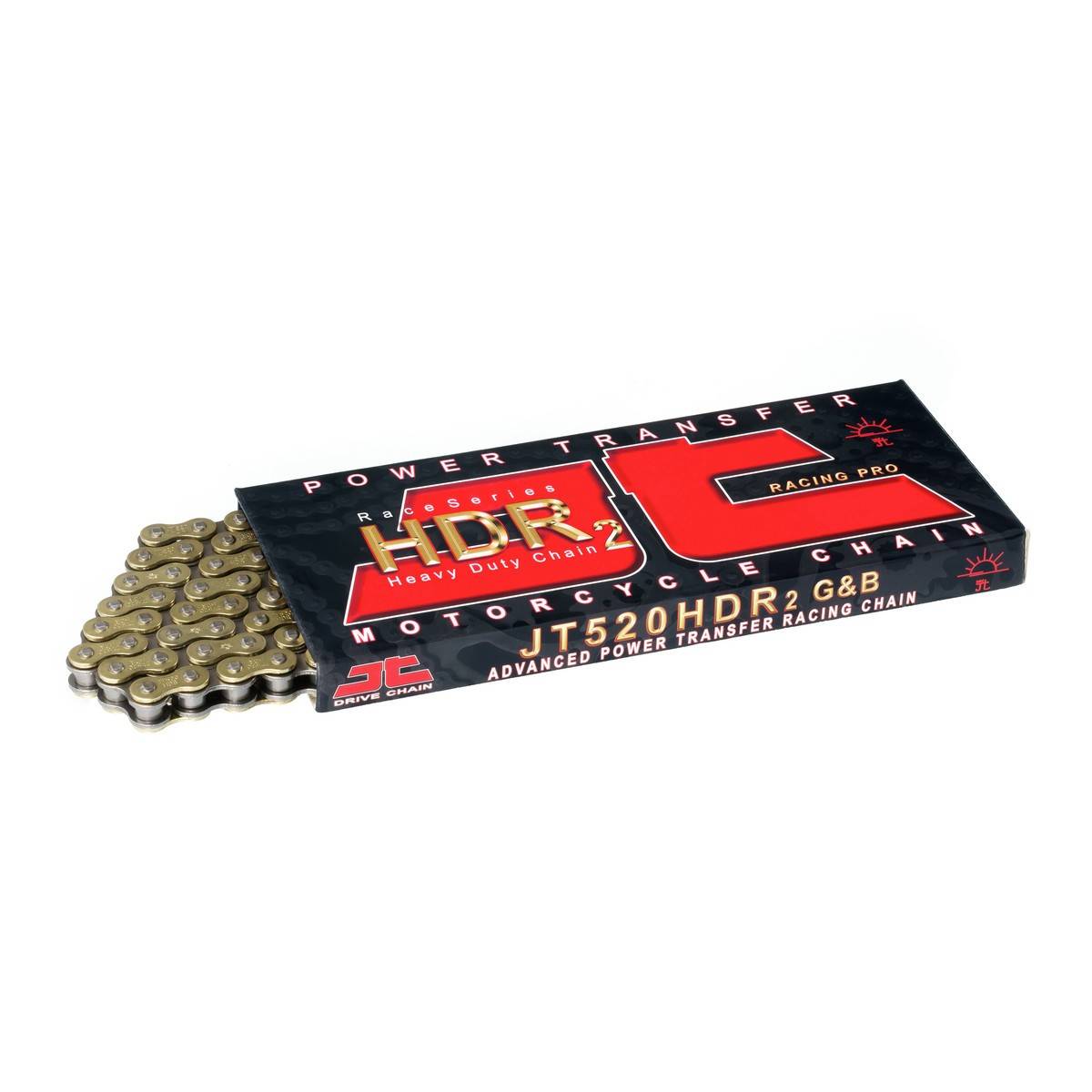 JTSPROCKETS JTC520HDRG&B120 Kedja
