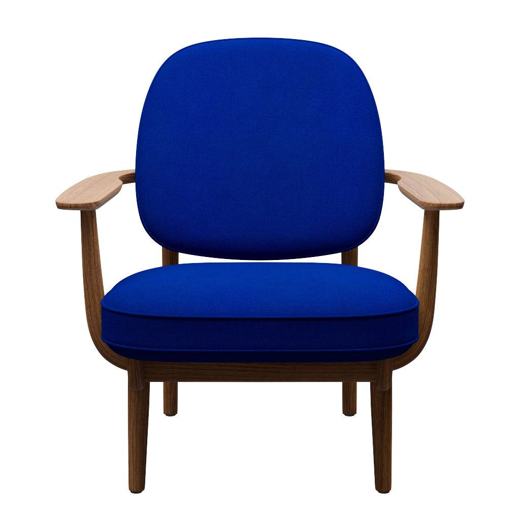 Fred Lænestol, olieret eg fra Fritz Hansen Hallingdal - 750 Blue - Jacobsen Plus