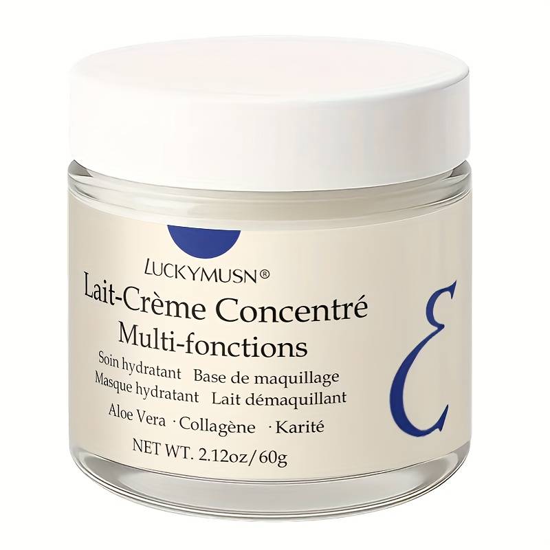 TEMU A Versatile Daily Cream That Serves As A Moisturizer, Primer, And Makeup Remover Suitable For Skin Type, Featuring Shea Butter And Aloe Collagen, With A Weight Of 60g/2.12oz