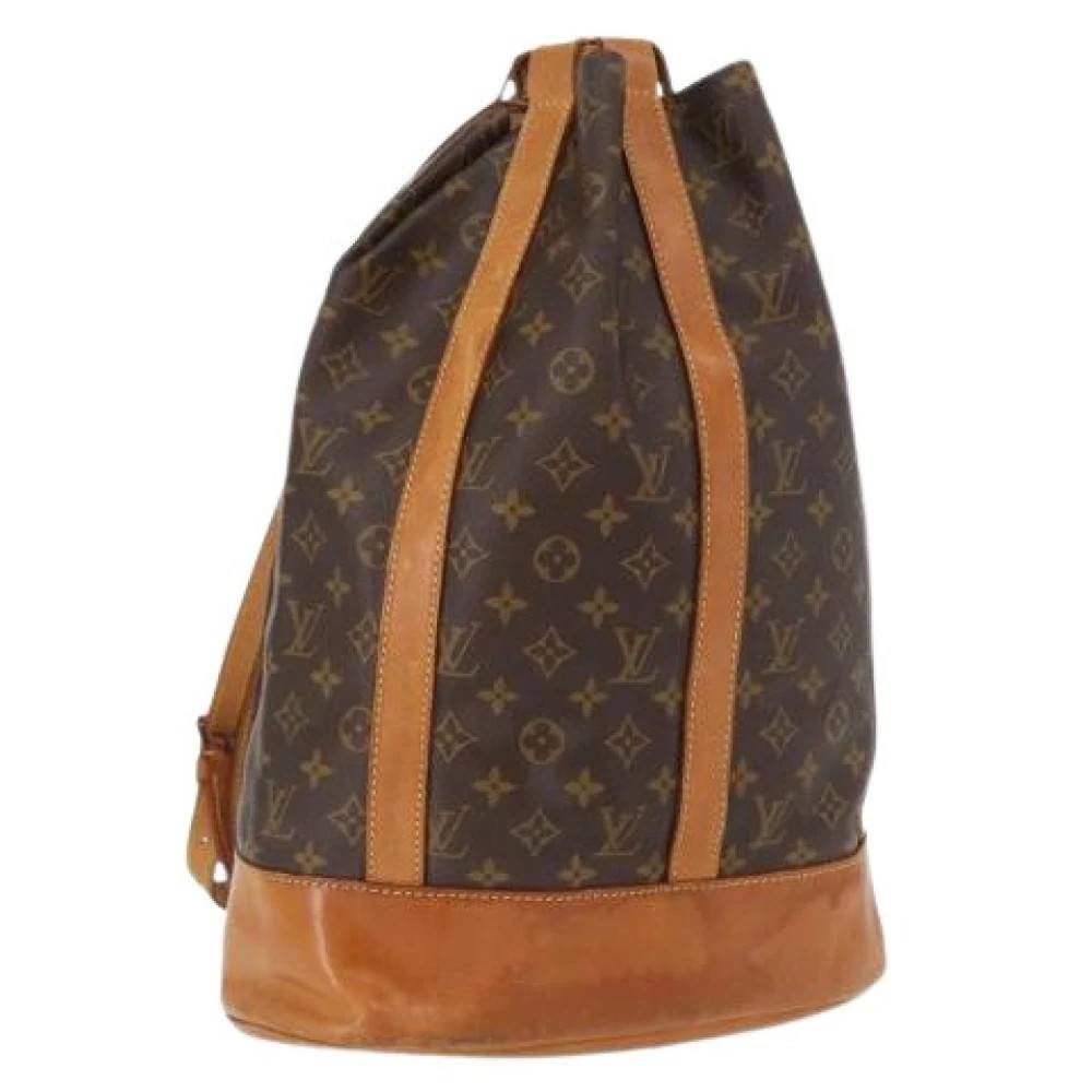 Louis Vuitton Vintage Pre-owned Randonnee GM Skuldertaske - Vintage - Dame - Brun - ONE SIZE - Uld