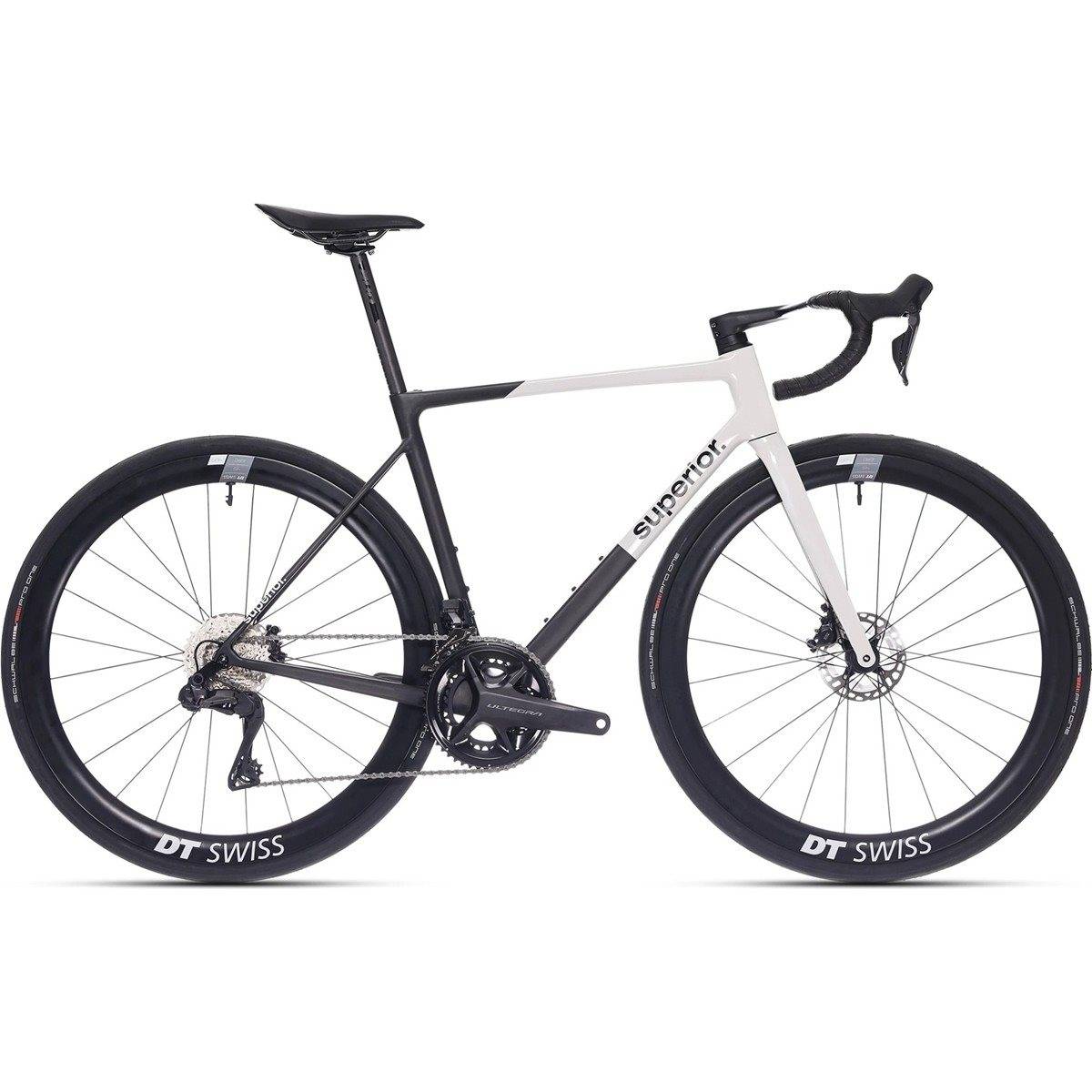 Racercykel allround Superior RR 9.8 Matte Carbon/White (XL)