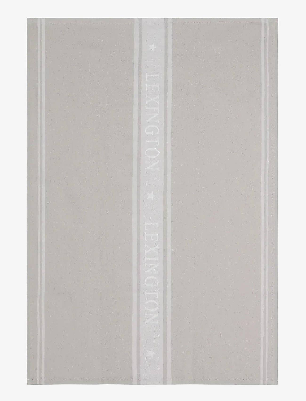 Lexington Home Icons Cotton Jacquard Star Kitchen Towel - Grey - 50X70