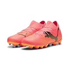 PUMA Unisex Kid's Future 7 Pro Fg/Ag Jr fotbollssko, Sunset Glow Puma Black Sun Stream, 30 EU