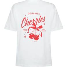 Grunt Grnanna SS Tee Str L/14Y - White Kortærmede T-shirts hos Magasin