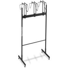 MINOURA Bicycle Display Stand Bicycle Parking Stand for 3 Front Black DS-4200 Space-saving Wheels, svart