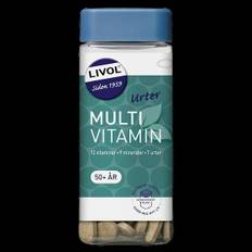 Multivitamin 50+, med urter - 150 tabletter fra Livol