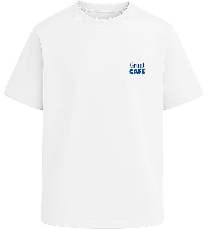 Grunt T-shirt - GrJohn - White - Grunt - 16 år (176) - T-Shirt