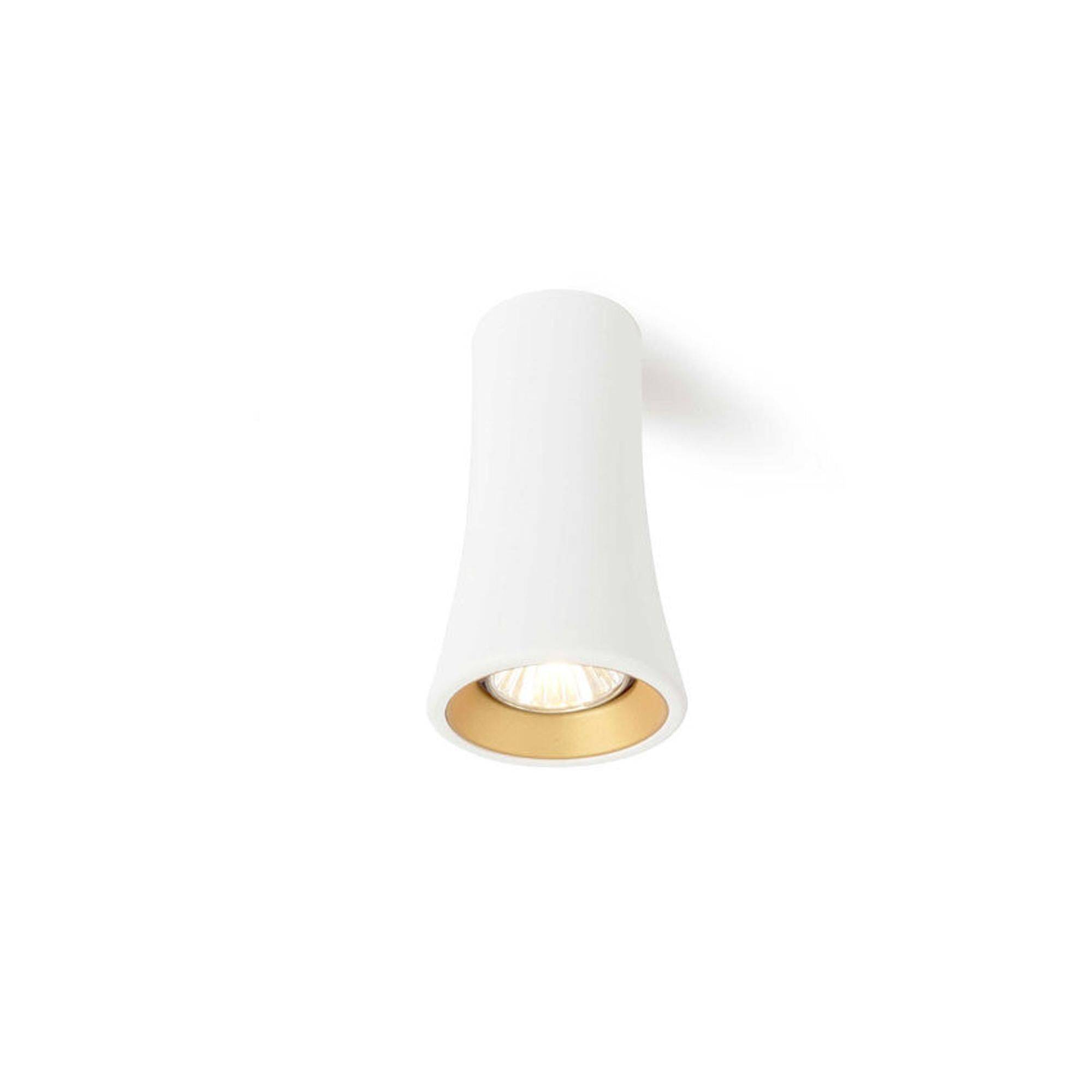 Trizo 21 Naga Spot- og Loftlampe Hvid + Guld.