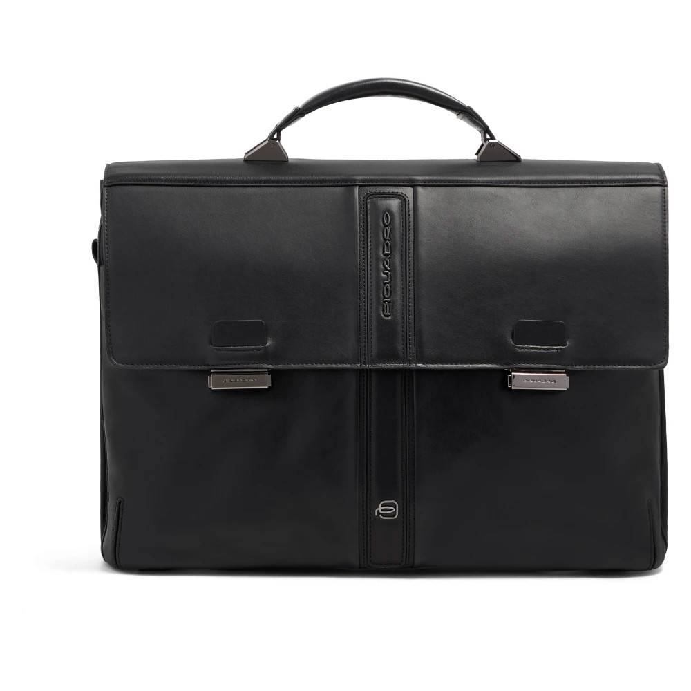 Piquadro Victor Briefcase - Tasker - Herre - Sort - ONE SIZE - Uld