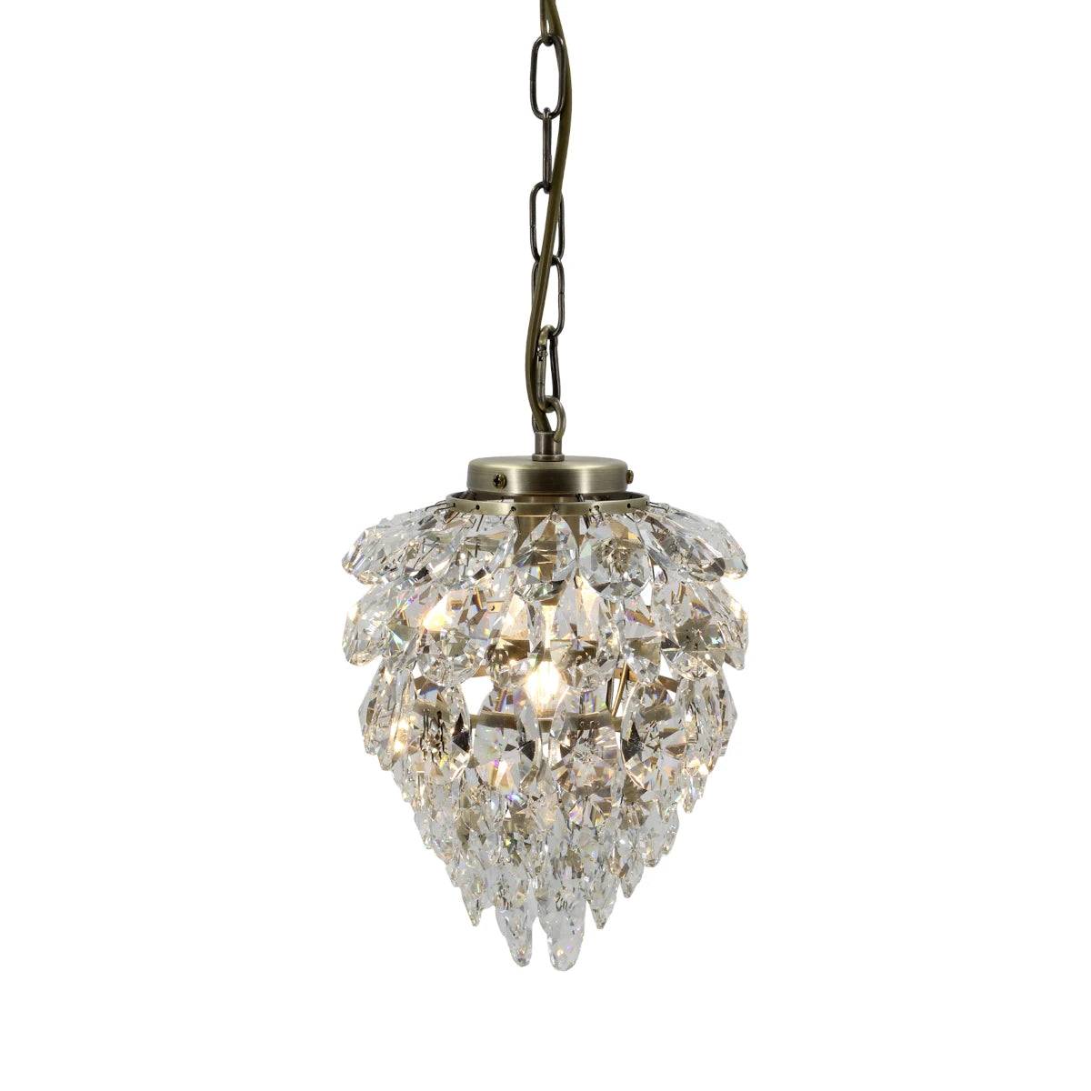 Chic Antique Versailles Dråbe lysekrone - 22x18