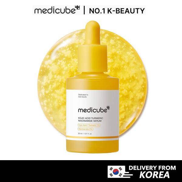 Medicube Kojic Acid Turmeric Niacinamide Serum 30ml, Brightening Dark Spot Corrector, Fade Hyperpigmentation, Glow Boosting Facial Treatment