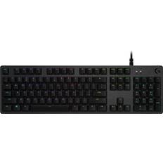 Logitech G G512 CARBON LIGHTSYNC RGB Mechanical Gaming Keyboard with GX Red switches, Volle Größe (100%), Kabelgebunden, USB, Mechanischer Switch, RGB-LED, Karbon