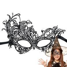 Lace Masquerade Masque, Lace Eye Masque - Elegant spetsmaskerad maskerad ögonbindel - Festivaler Dekoration Tillbehör Maskerad ögonmask Djurformad för Halloween Carnival Party