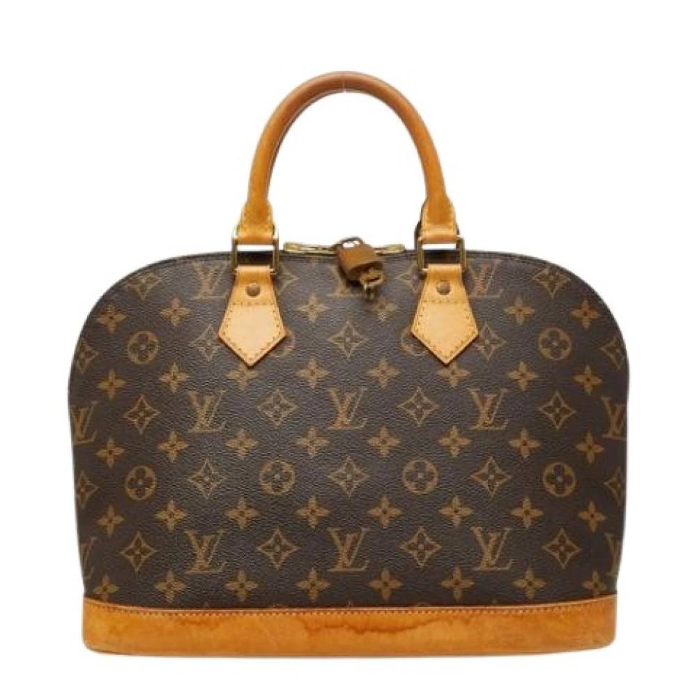 Louis Vuitton Vintage Pre-owned Alma PM Håndtaske - Vintage - Dame - Brun - ONE SIZE - Uld