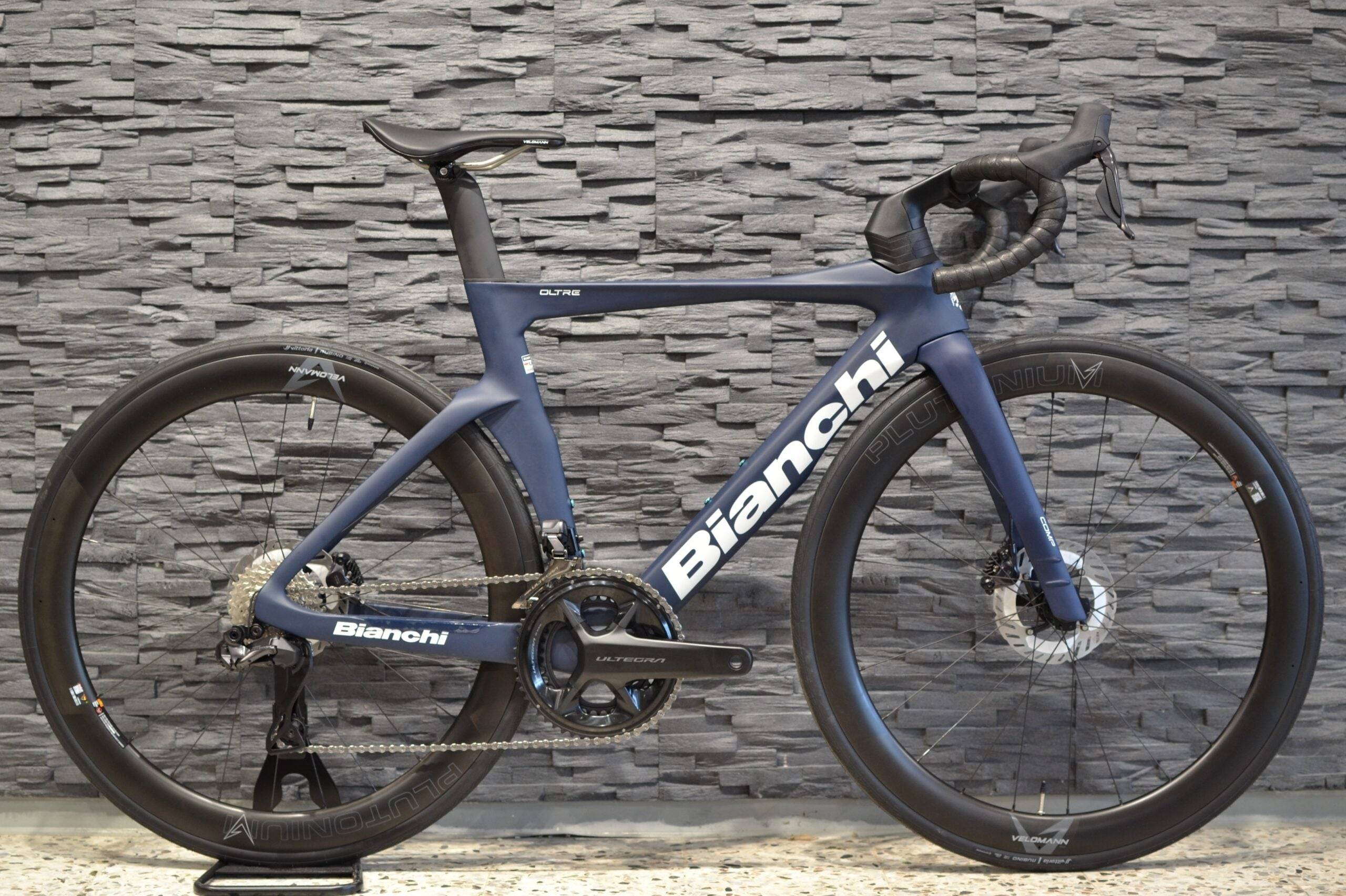 Bianchi Oltre Comp 2026 - Shimano Ultegra Di2 2x12sp - Velomann Carbon - 170 / 55 / blue-grey off white (55)