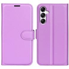 Samsung Galaxy A34 5G - Læder cover / pung - Lilla