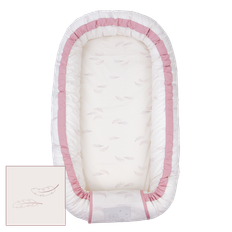 MamaMilla babynest med Fossflakes fyld - Rose feathers