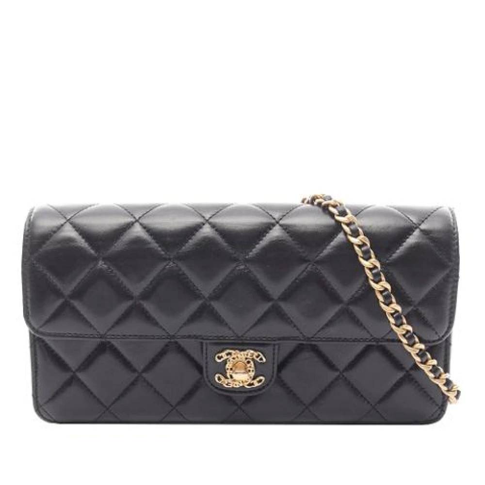 Chanel Vintage - Pre-owned East West Classic Flap Vintage - Dam - ONE Size - Läder